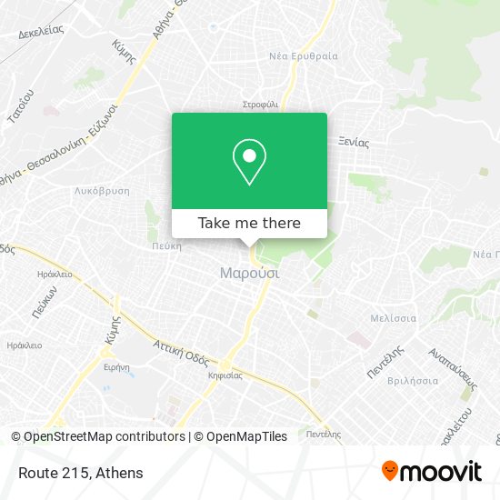 Route 215 map