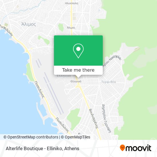 Alterlife Boutique - Elliniko map