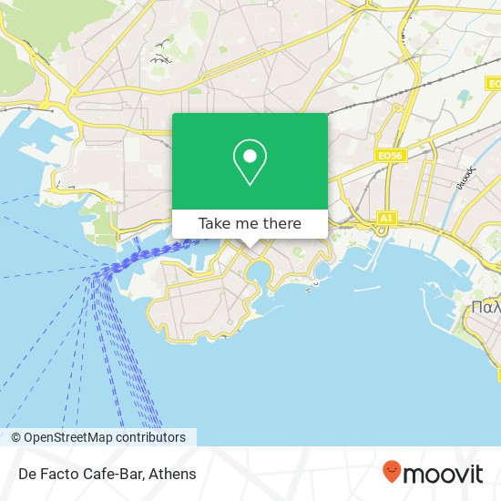 De Facto Cafe-Bar map