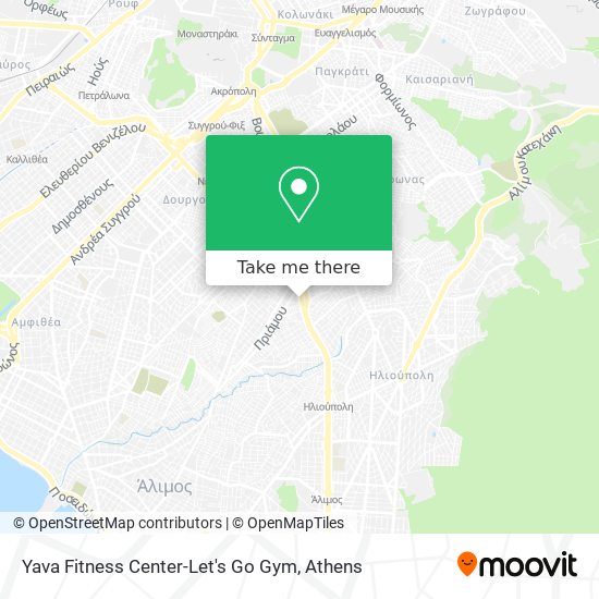 Yava Fitness Center-Let's Go Gym map