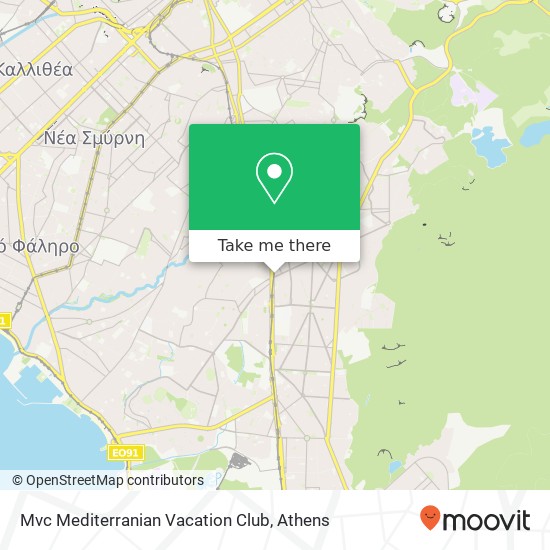 Mvc Mediterranian Vacation Club map