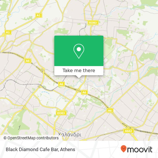 Black Diamond Cafe Bar map