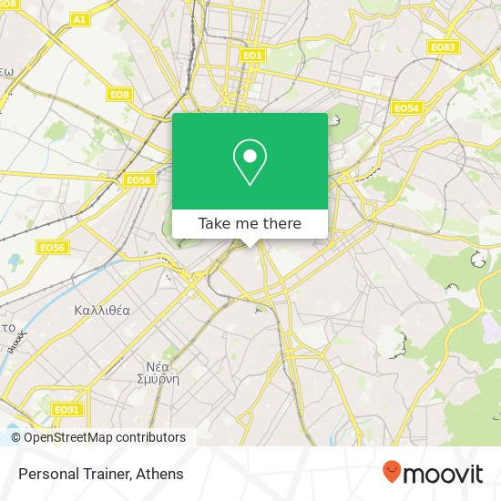 Personal Trainer map