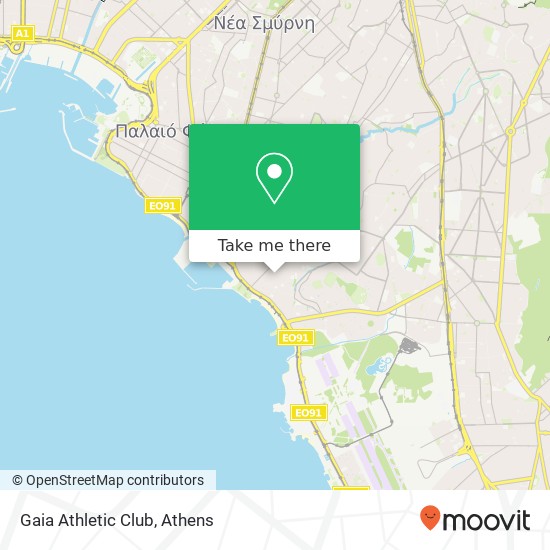 Gaia Athletic Club map