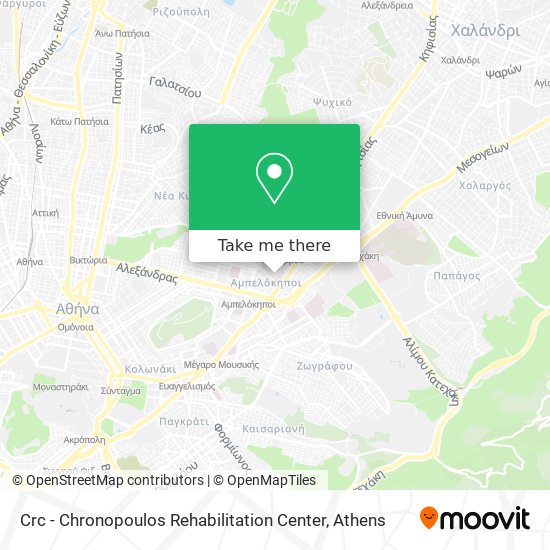 Crc - Chronopoulos Rehabilitation Center map
