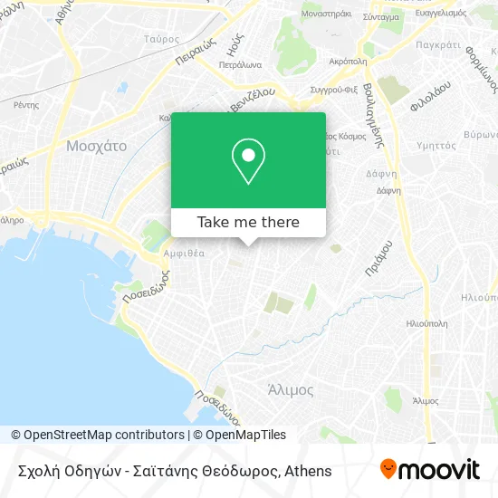 Σχολή Οδηγών - Σαϊτάνης Θεόδωρος map