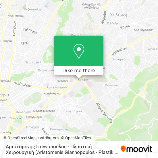 Αριστομένης Γιαννόπουλος - Πλαστική Χειρουργική (Aristomenis Giannopoulos - Plastiki Cheirourgiki) map