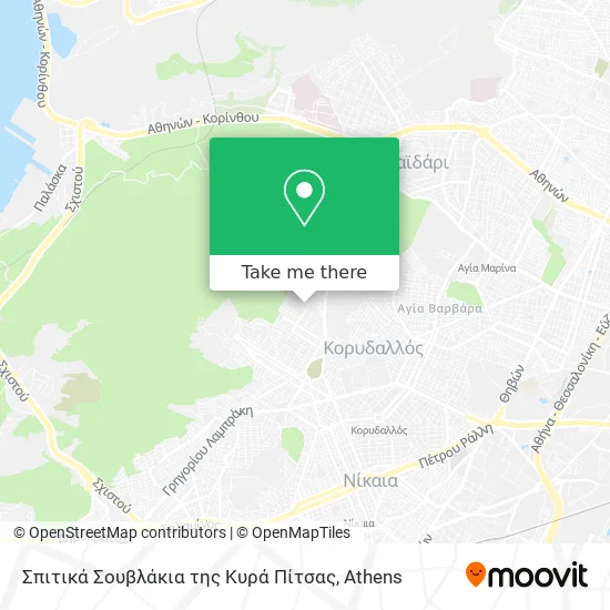Σπιτικά Σουβλάκια της Κυρά Πίτσας map