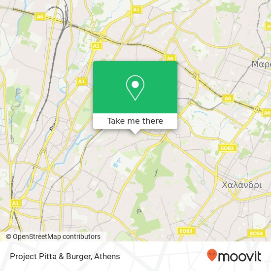 Project Pitta & Burger map