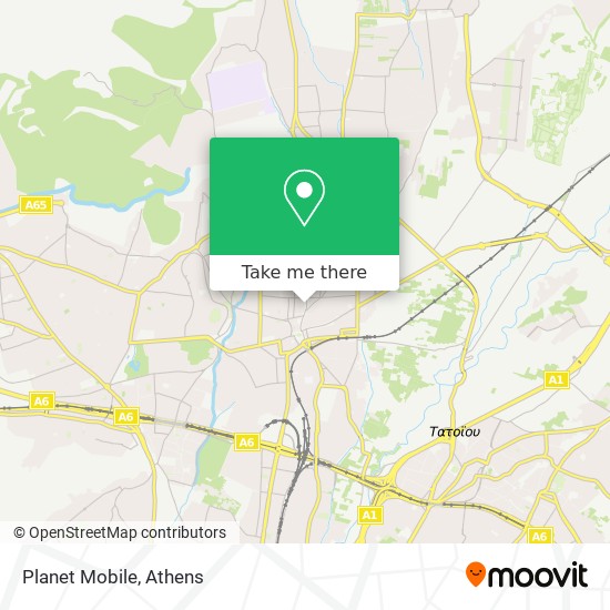 Planet Mobile map