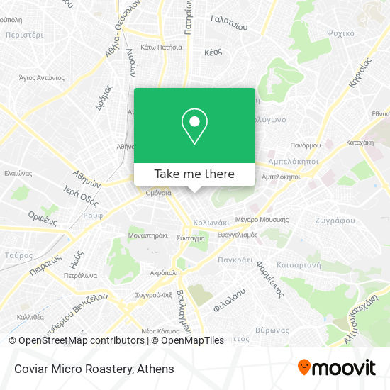 Coviar Micro Roastery map