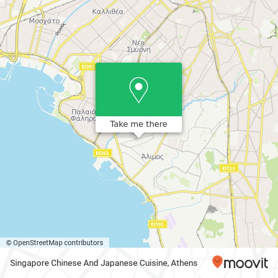 Singapore Chinese And Japanese Cuisine map