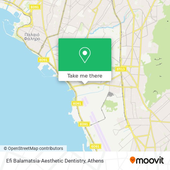 Efi Balamatsia-Aesthetic Dentistry map