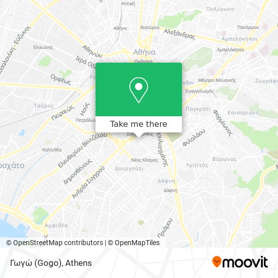 Γωγώ (Gogo) map