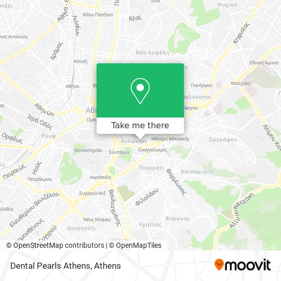 Dental Pearls Athens map