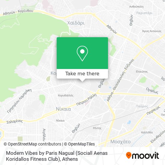 Modern Vibes by Paris Nagual (Sociall Aenas Koridallos Fitness Club) map