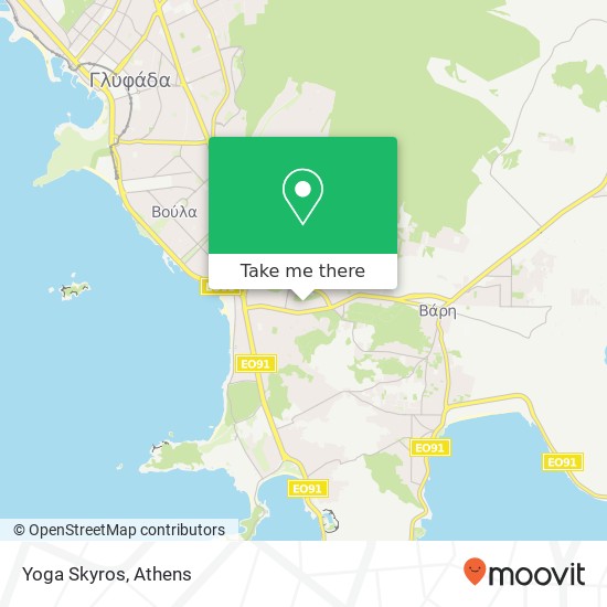 Yoga Skyros map