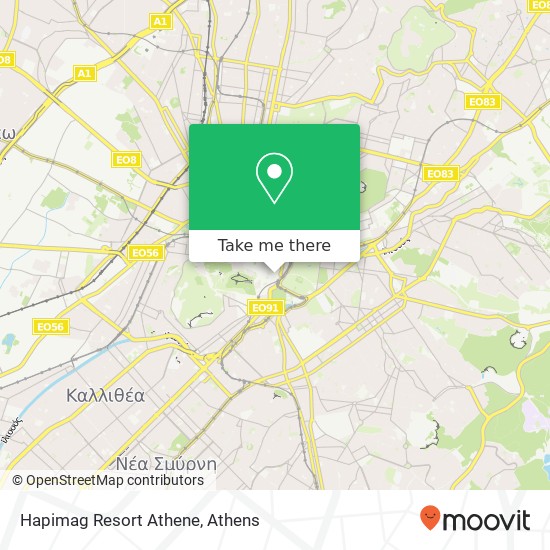 Hapimag Resort Athene map