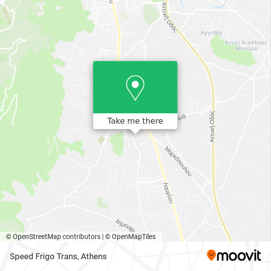 Speed Frigo Trans map