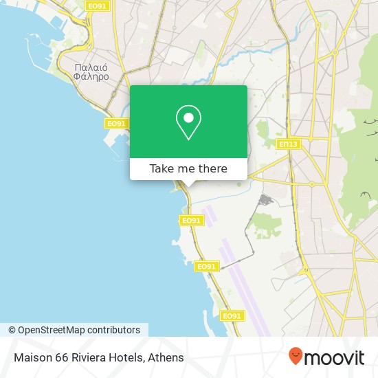Maison 66 Riviera Hotels map