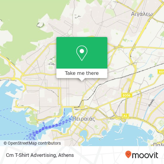 Cm T-Shirt Advertising map