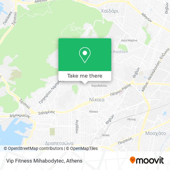 Vip Fitness Mihabodytec map