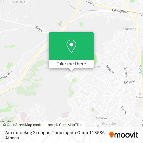 Λιατόπουλος Σταύρος Πρακτορείο Οπαπ 118586 map