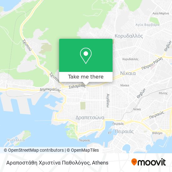 Αραποστάθη Χριστίνα Παθολόγος map