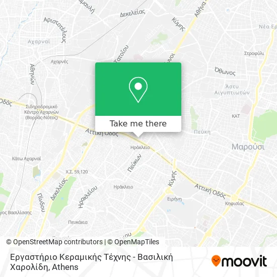 Εργαστήριο Κεραμικής Τέχνης - Βασιλική Χαρολίδη map