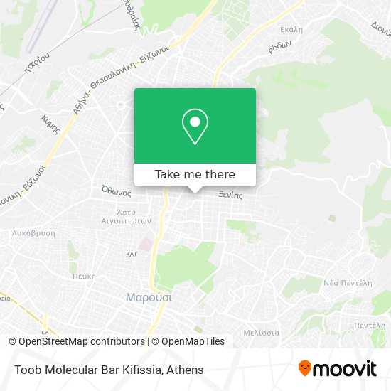 Toob Molecular Bar Kifissia map