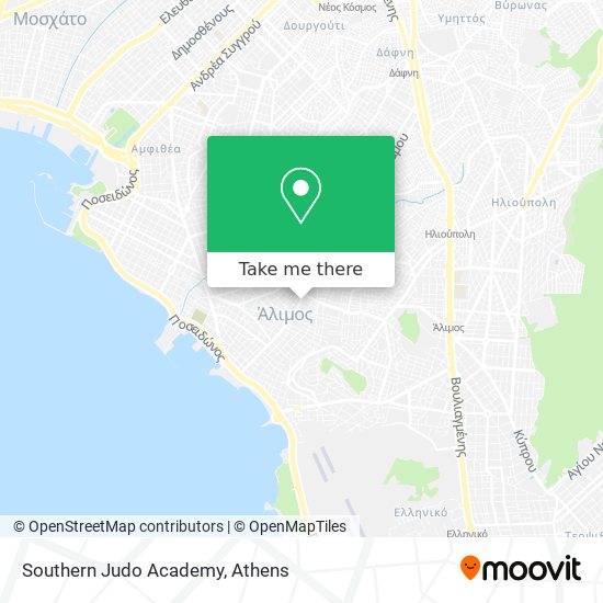 Southern Judo Academy map