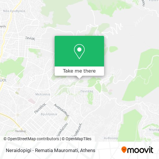 Neraidopigi - Rematia Mauromati map