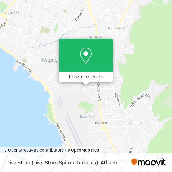 Dive Store (Dive Store Spiros Kartelias) map