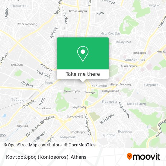 Κοντοσώρος (Kontosoros) map
