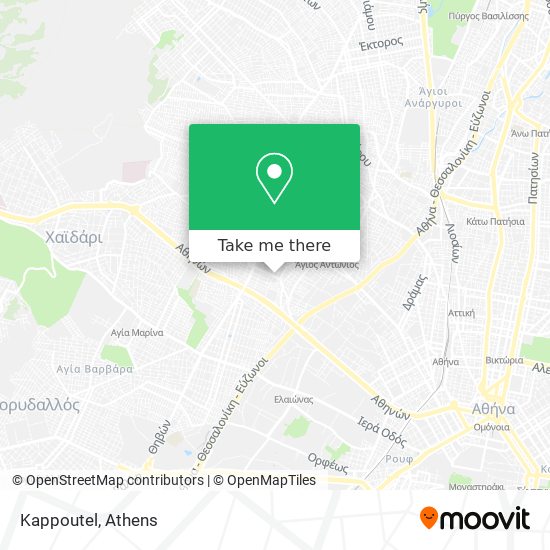 Kappoutel map