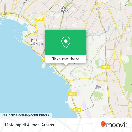 Mpixlimpidi Alimos map