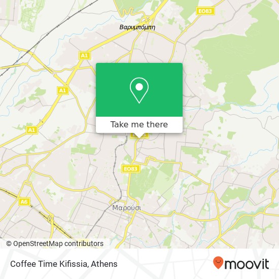 Coffee Time Kifissia map