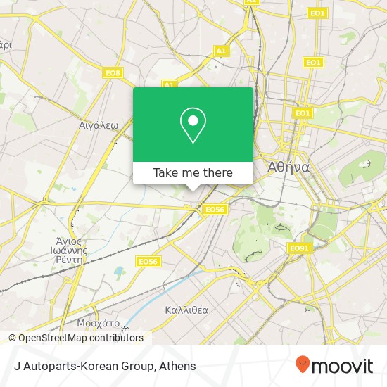 J Autoparts-Korean Group map