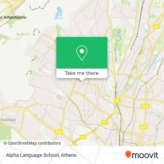 Alpha Language School map