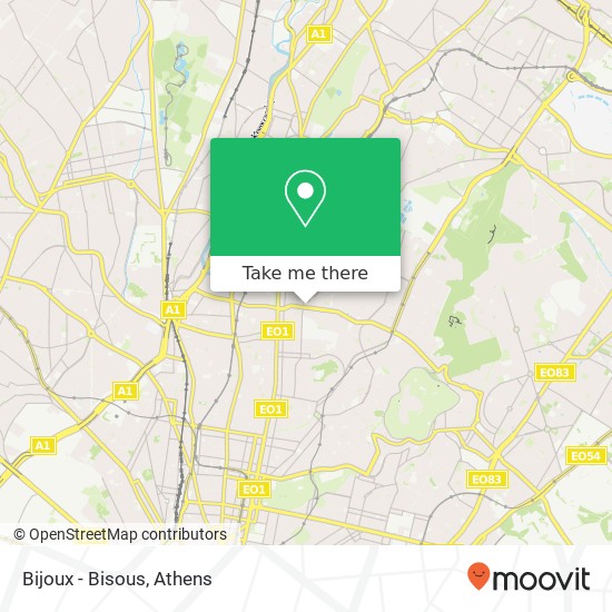 Bijoux - Bisous map