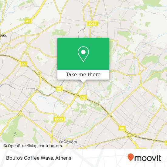 Boufos Coffee Wave map