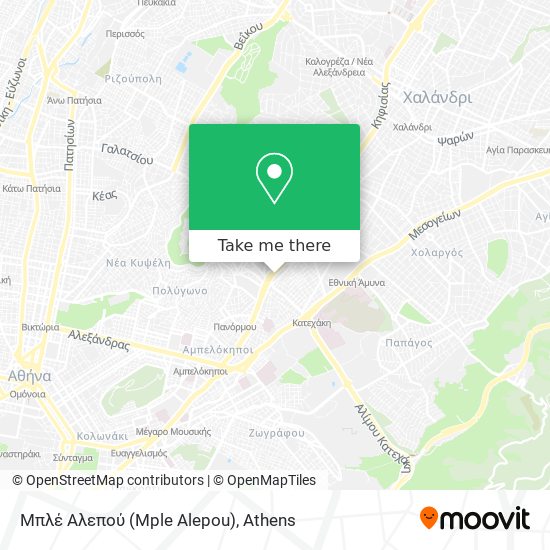 Μπλέ Αλεπού (Mple Alepou) map