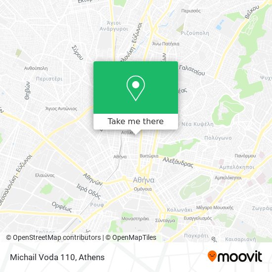 Michail Voda 110 map