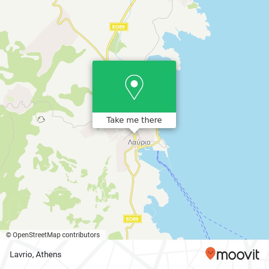 Lavrio map