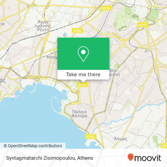 Syntagmatarchi Zisimopoulou map