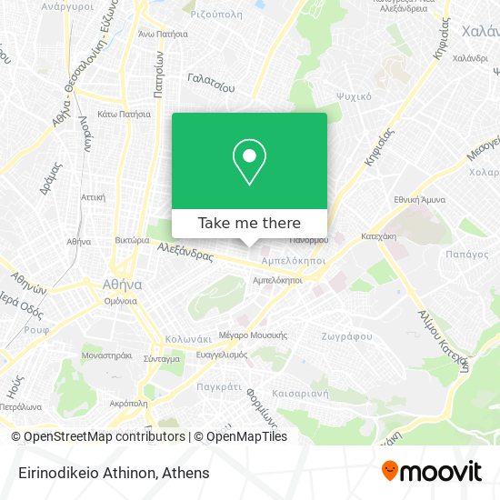 Eirinodikeio Athinon map