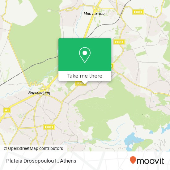 Plateia Drosopoulou I. map