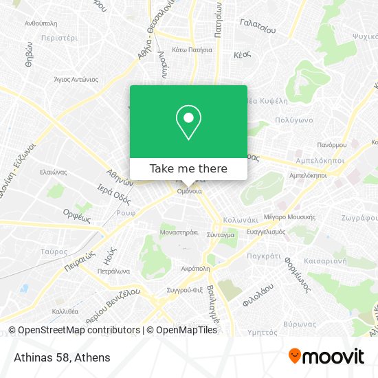 Athinas 58 map