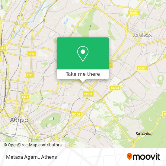 Metaxa Agam. map