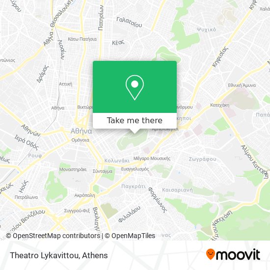 Theatro Lykavittou map